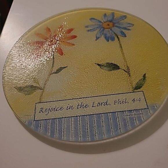 Glass Footed Trivet - Picture 1 of 5